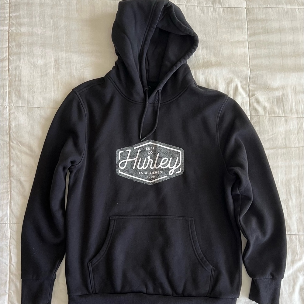 Hurley Men's Black Hoodie Sweater